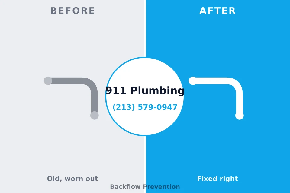 Before and after: plumbing repair Farr West, UT
